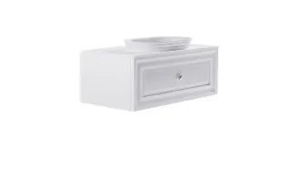 Тумба с раковиной Astra-Form Шарм 4631177715112 90 см белый матовый