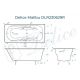 Ванна чугунная Delice Malibu DLR230629R 160х75 с отверстиями под ручки