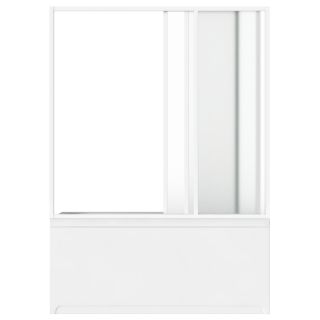 Шторка на ванну Bas Бриз, Верона, Ибица 1500 3 ств. стекло прозрачное