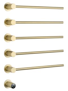 Полотенцесушитель электрический встраиваемый Wonzon & Woghand M?nchen WW-A355-BG 52x70 см с внутренней частью брашированное золото