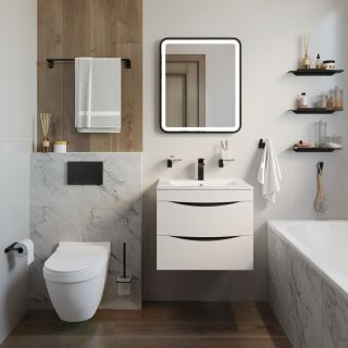 Держатель для туалетной бумаги IDDIS Slide чёрный матовый SLIBS00i43