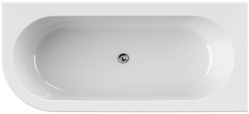 Акриловая ванна Cezares Slim Corner правая 179x79см чёрный SLIM CORNER-180-80-60-R-NERO-SET