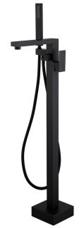 Напольный смеситель для ванны ABBER Daheim чёрный матовый AF8215B