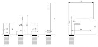 Смеситель на борт ванны ABBER Emotion хром AF8813
