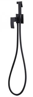 Гигиенический душ со смесителем ABBER Wasserfall чёрный матовый AF8625B