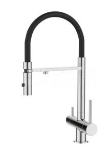 Смеситель для кухни IDDIS Ace ACESBFFi05 хром, с гибким изливом