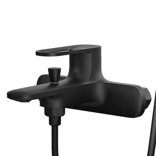 Смеситель для ванны и душа Kohr SUN 1LN130400DB-0000A чёрный