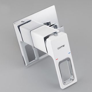 Гигиенический душ со смесителем Gappo G7217-8 белый/хром