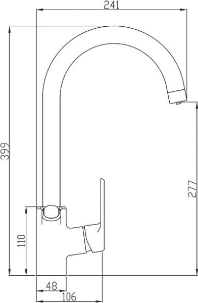 Смеситель для кухни ZORG Steel Hammer SH 901 SATIN