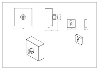 Настенное устройство для сушки белья Black & White Accessories 0295SN0