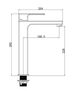 Смеситель для раковины Stella Polar Авиньон S3021-3 однорычажный SP-00001971 сатин