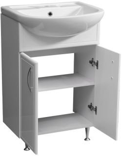 Тумба под раковину Stella Polar Концепт 55см белый SP-00000045