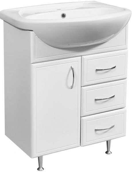 Тумба под раковину Stella Polar Концепт 65см белый SP-00000057