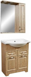 Зеркало-шкаф с подсветкой Stella Polar Кармела 65см карпатская ель SP-00000181