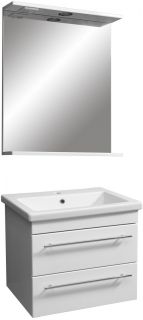 Зеркало с подсветкой Stella Polar Ванесса 60см белый SP-00000219