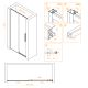 Душевая дверь RGW SV-12 32321213-11 130см хром
