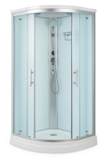 Душевая кабина Timo PDS T-6601PDS 100x100 см профиль хром стекло матовое