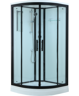 Timo Standart T-6601 B Black душевая кабина (100*100*220)