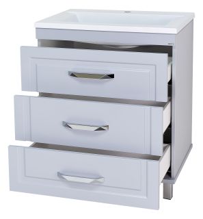 Напольная тумба под раковину Misty Терра 70см серый