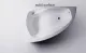 Ванна из искусственного камня Astra-Form Тиора 01010084 левая 155x105 см белый матовый