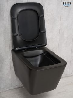 Унитаз подвесной Gid Tr2144Bm 62225Y черный матовый 52x36x33.5