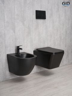 Унитаз подвесной Gid Tr2144Bm 62225Y черный матовый 52x36x33.5