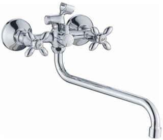 Смеситель для ванны Haiba HB2227-2 хром