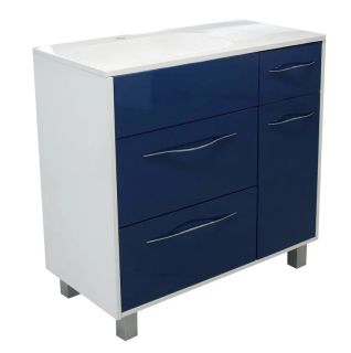 Напольная тумба под раковину Эстет Barcelona ФР-00003580 Л 90см три ящика одна дверь