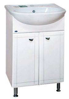 Напольная тумба под раковину Misty Уют 45см белый