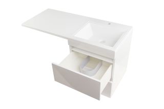 Тумба под раковину Style Line Даллас 110 СС-00000704 под стиральную машинку