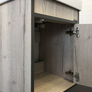 Тумба-умывальник Comforty Вена 45 см дуб дымчатый 00-00006653