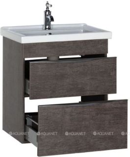 Тумба под раковину Aquanet Эвора 183000 60 см дуб антик