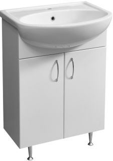 Тумба под раковину Stella Polar Концепт ЭКО 55см белый SP-00000047