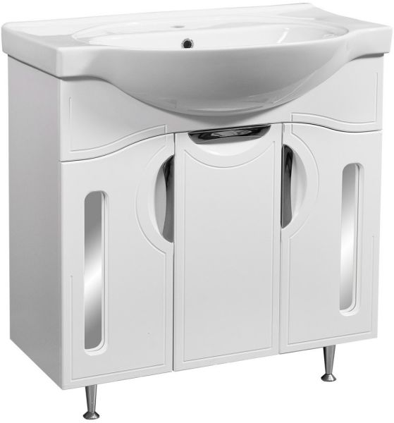 Тумба под раковину Stella Polar Сильва 80см белый SP-00000202