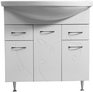 Тумба под раковину Stella Polar Фантазия 80см белый SP-00000229