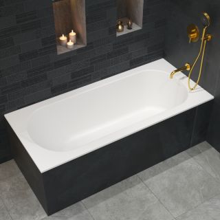 Ванна из искусственного камня WHITECROSS Gin 0217.180075.200 180x75 см белый матовый