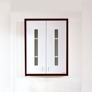 Шкаф навесной Бриклаер Бали 4627125411977 65 см венге/белый