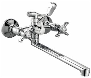 Смеситель для ванны Haiba HB2124 хром