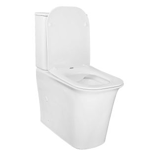 Унитаз-компакт Azario VELISE AZ-1222A напольный, безободковый в комплекте с быстросъемным сиденьем микролифт