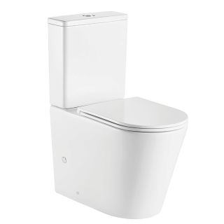 Унитаз-компакт Azario Vetro AZ-2149-UQ безободковый в комплекте с бачком и быстросъемным сиденьем микролифт