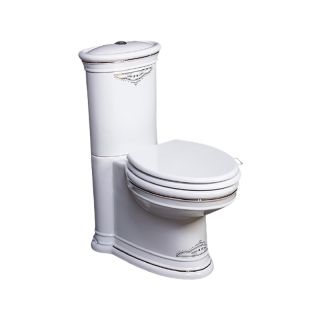 Унитаз напольный Boheme Puro белый/хром 959-CR