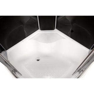 Душевая кабина Deto BМ4590 N с гидромассажем BLACK 90х90х208см