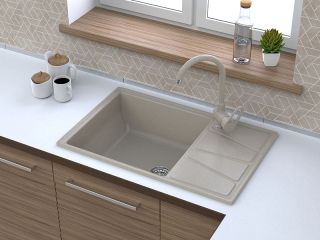 Мойка кухонная GranFest Графит Vertex V-780 L граф