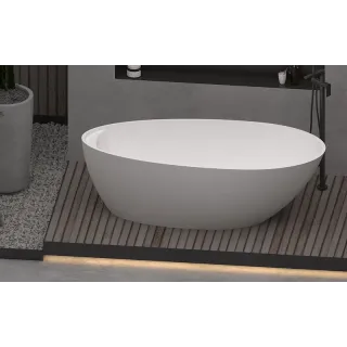 Ванна из искусственного камня Timo Mari MARI1700 170x80 см белый