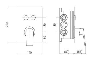 Смеситель для душа Rav Slezak Colorado CO186BOX Хром