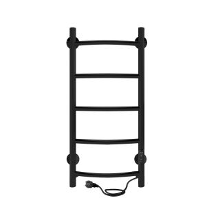 Полотенцесушитель электрический Indigo Arc Lux LCALE70-30BRRt 70x30 см чёрный муар