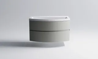 Тумба с раковиной Astra-Form Венеция 2.0 03100002ncss3502-y+04010019 100 см серо-бежевый матовый