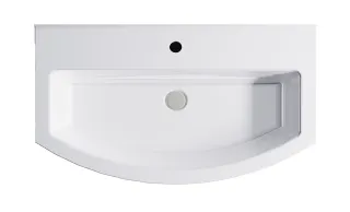 Тумба с раковиной Astra-Form Венеция 2.0 3100003ncss3005-r80b+04010022 80 см голубой матовый