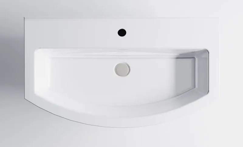 Тумба с раковиной Astra-Form Венеция 2.0 3100001ral7024+04010019 100 см тёмно-серый матовый