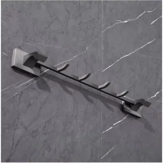 Вешалка с четырьмя крючками Gappo G0716-49 оружейная сталь